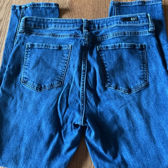 Kut from the Kloth Denim - Kut from the Kloth Women's Blue Boyfriend Jeans. High size